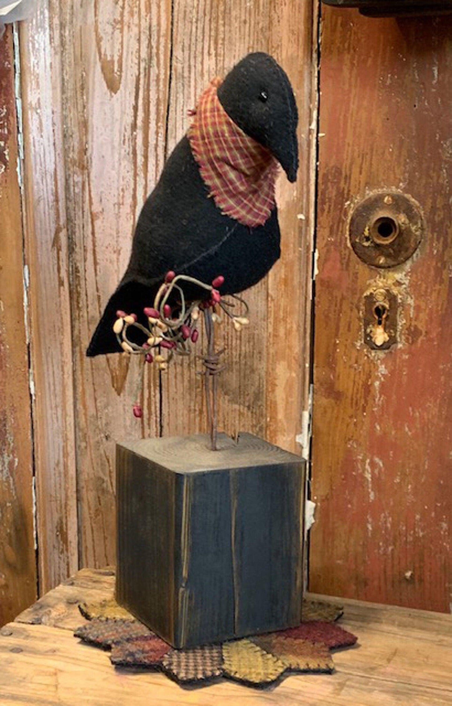 Wool Crow Paper Pattern - All About Ewe Wool Shop