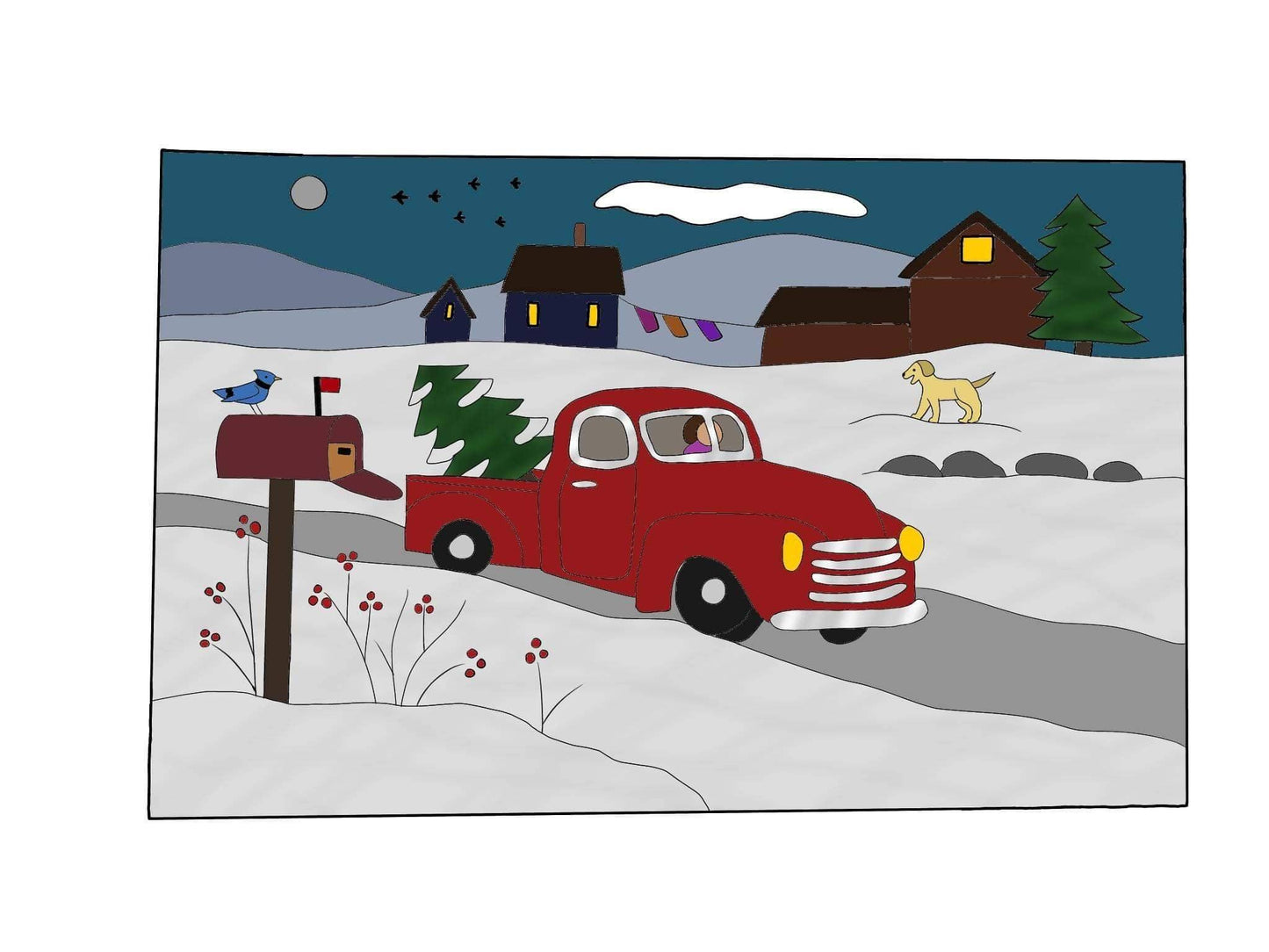 DADS OLD TRUCK Pattern - All About Ewe Wool Shop