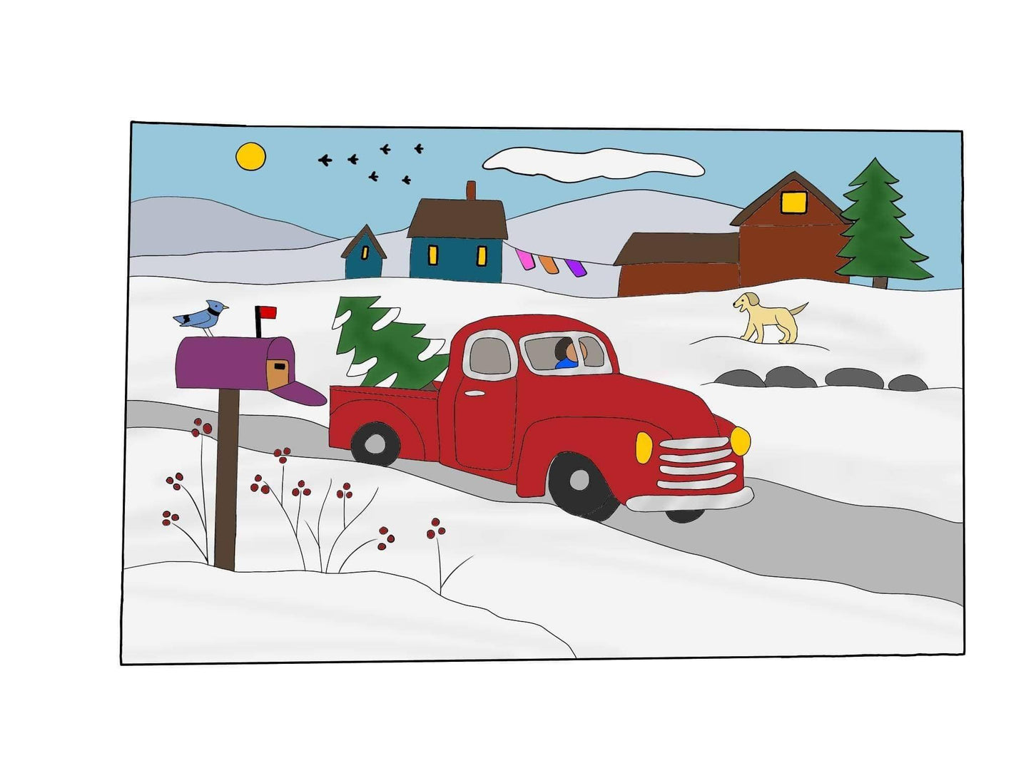DADS OLD TRUCK Pattern - All About Ewe Wool Shop