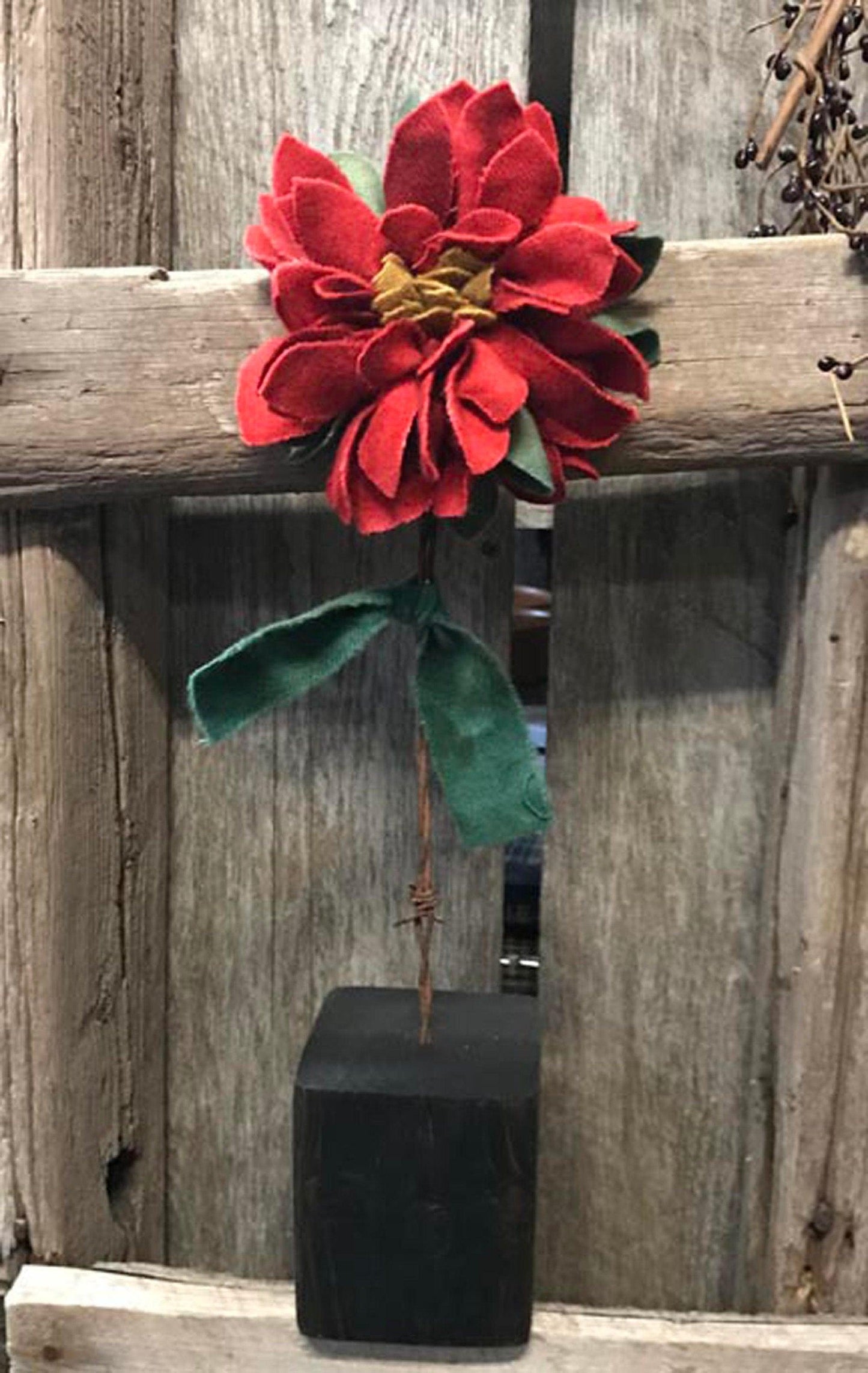 Poinsettias Kit - All About Ewe Wool Shop