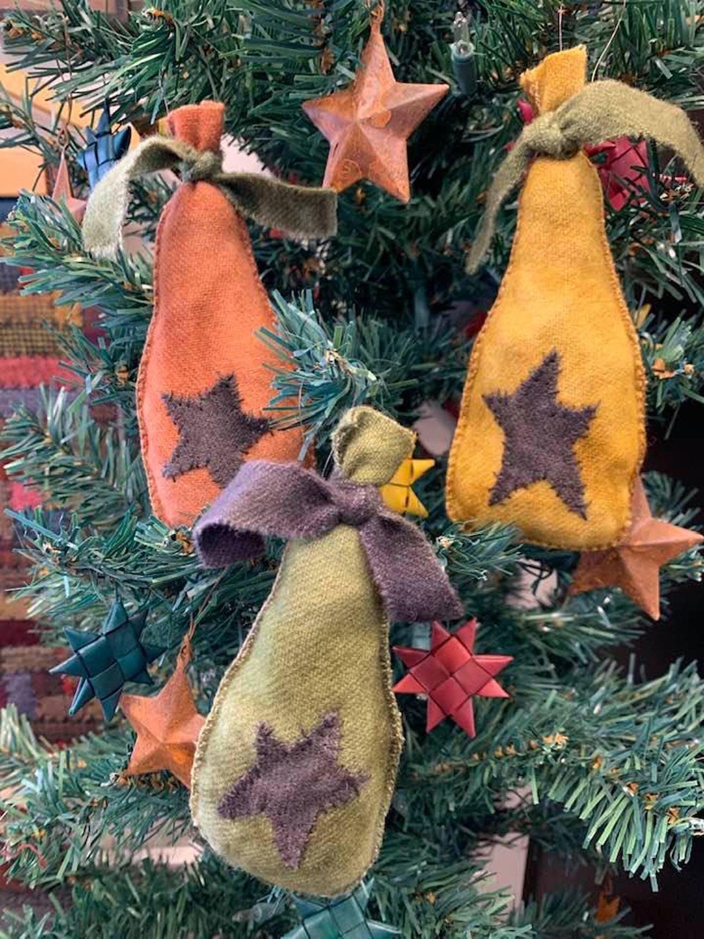 THREE LITTLE PEARS Paper Pattern - All About Ewe Wool Shop