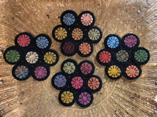 Penny Mug Mats Kit - Set of 4 - All About Ewe Wool Shop