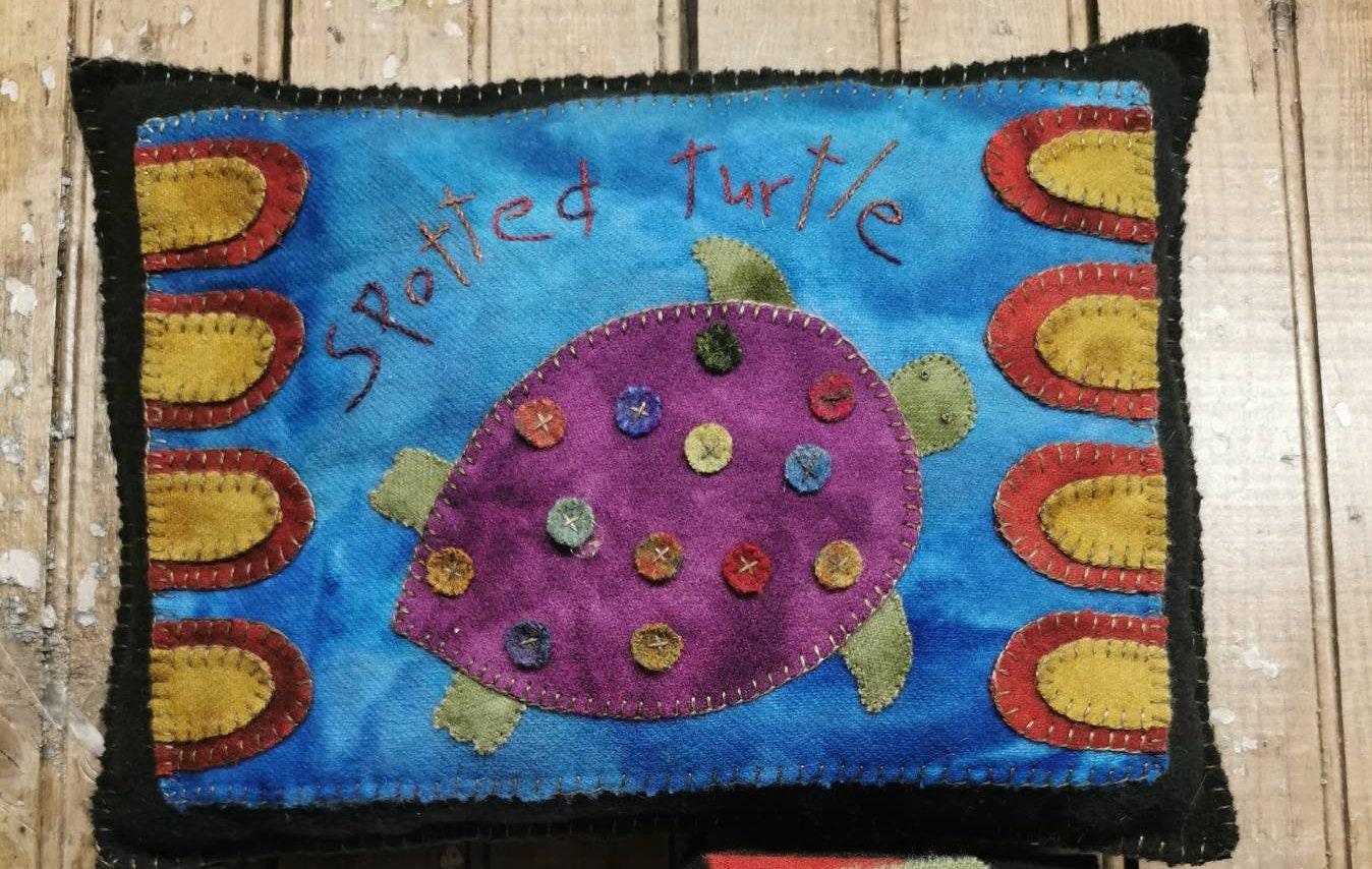 SPOTTED TURTLE PILLOW Paper Pattern - All About Ewe Wool Shop