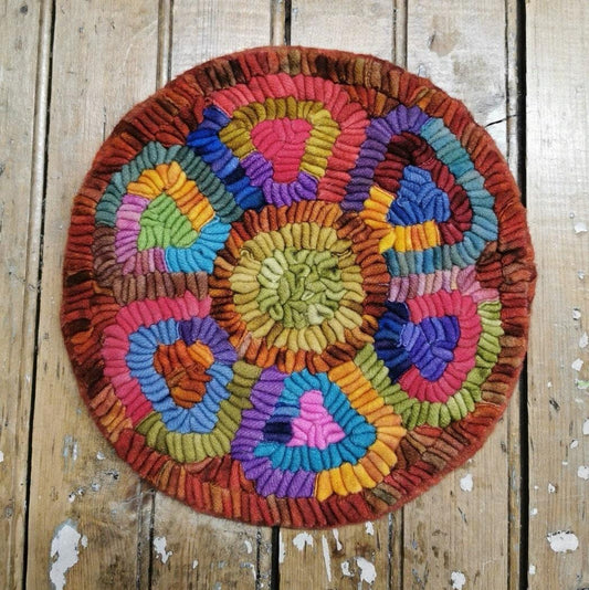 RAINBOW PETALS Kit - All About Ewe Wool Shop