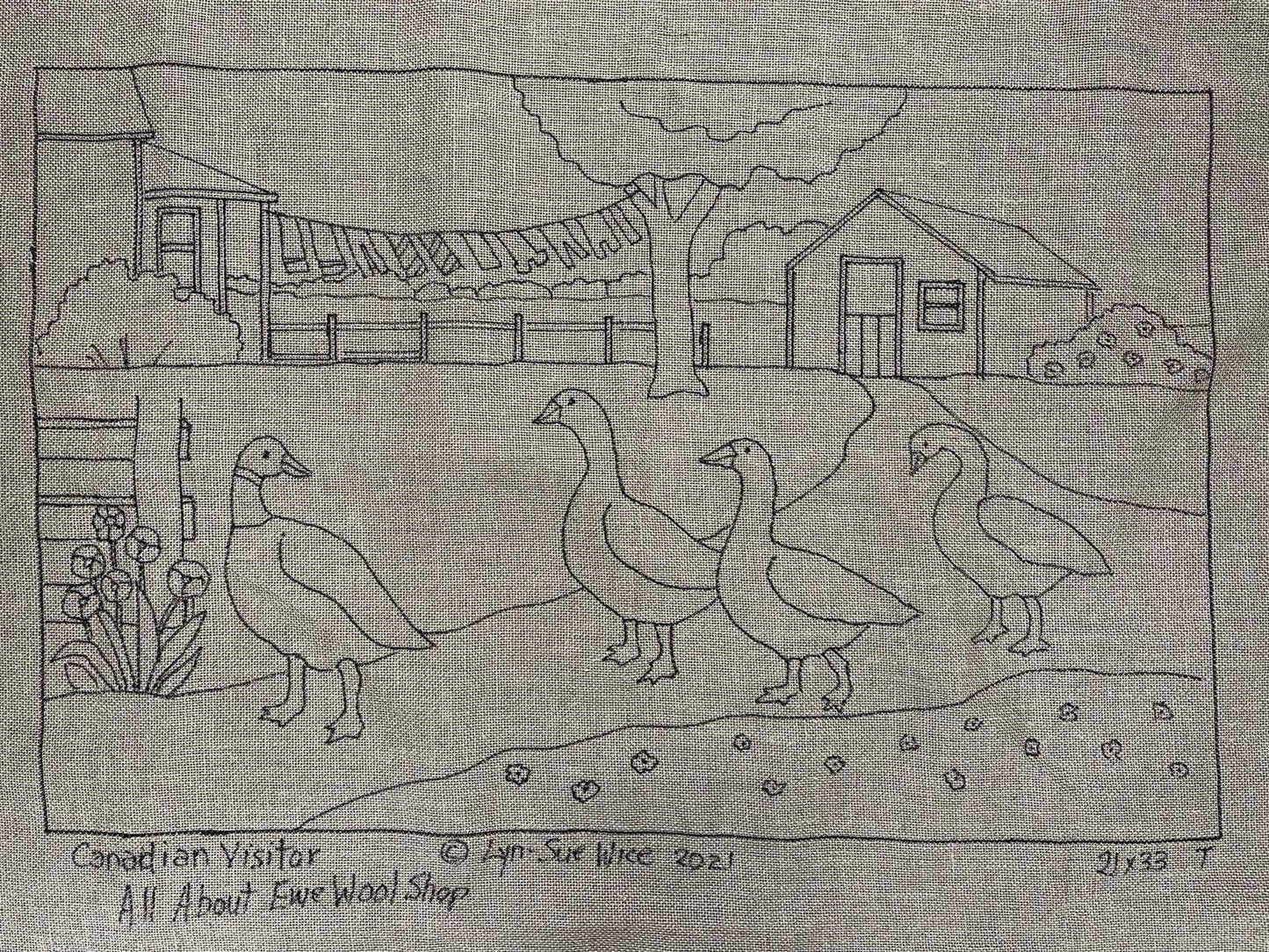CANADIAN VISITOR Pattern - All About Ewe Wool Shop