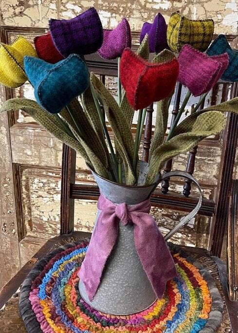 SPRING BOUQUET Tulip Digital Download - All About Ewe Wool Shop