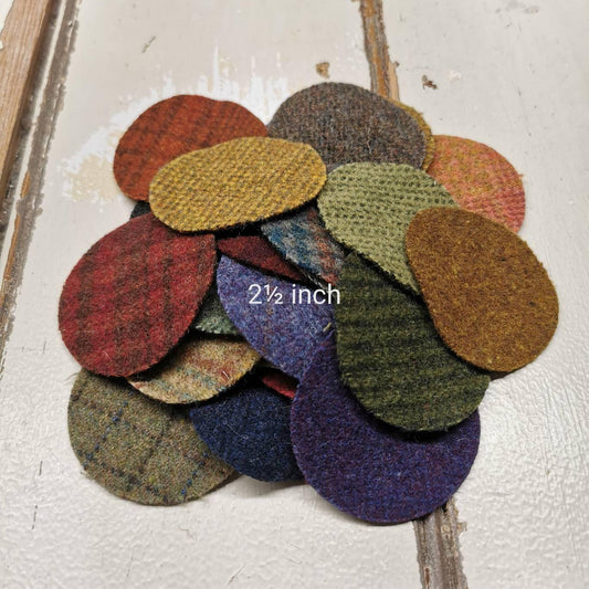 Pre-cut Wool Penny Packs | 25 or 50 Count | 2 1/2 inch - All About Ewe Wool Shop