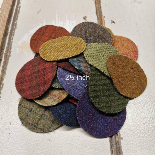 Pre-cut Wool Penny Packs | 25 or 50 Count | 2 1/2 inch - All About Ewe Wool Shop