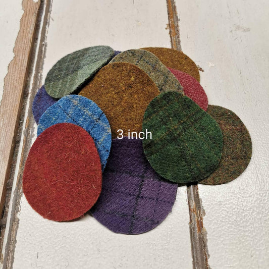Pre-cut Wool Penny Packs | 25 or 50 Count | 3 inch - All About Ewe Wool Shop