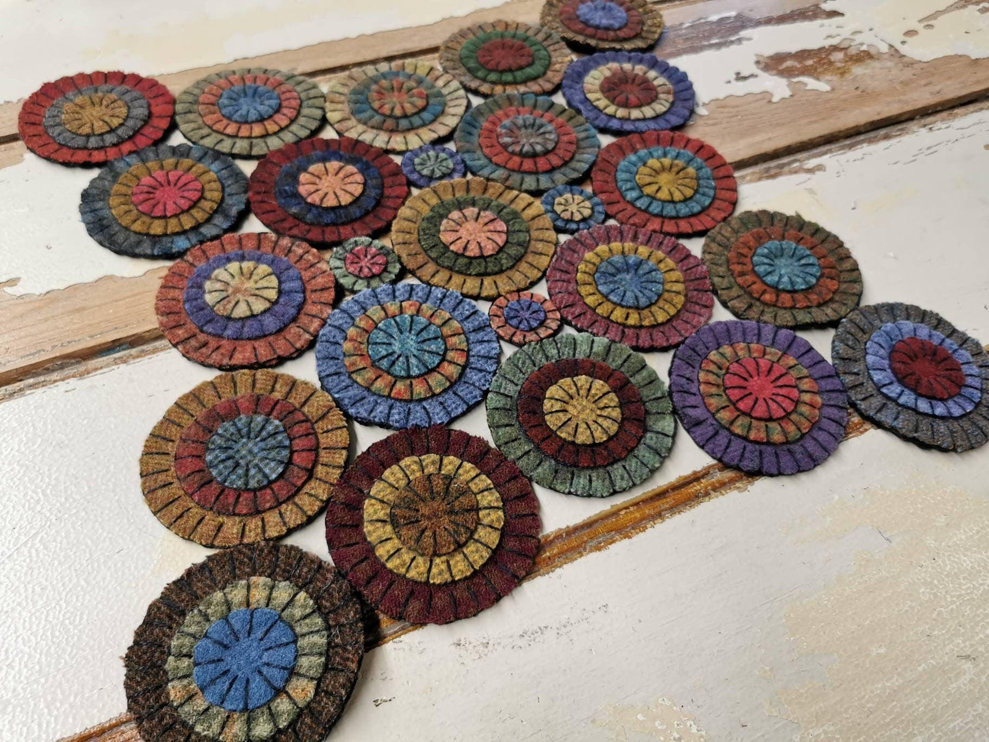 SQUARE PENNY Mat Kit | Pre-Cut - All About Ewe Wool Shop