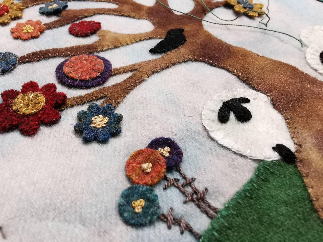 BLOSSOMS Paper Pattern - All About Ewe Wool Shop