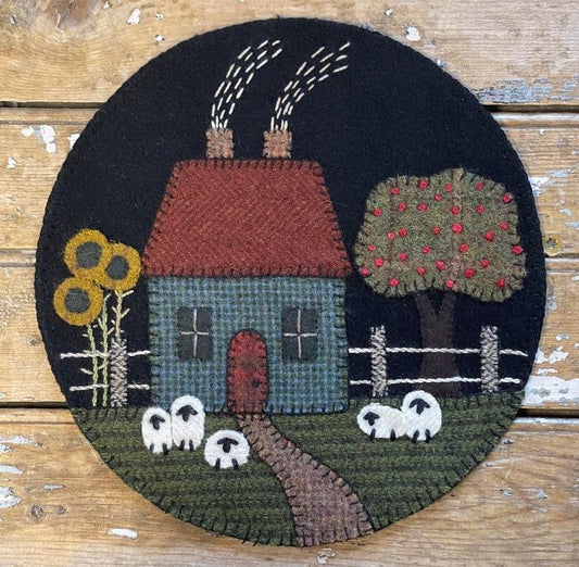 Country Home Mat Paper Pattern - All About Ewe Wool Shop