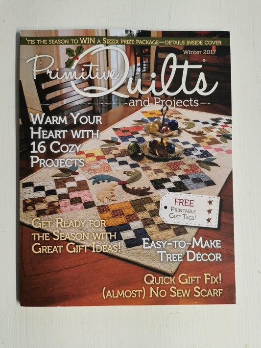 Primitive Quilts and Projects Magazine | Winter 2017 - All About Ewe Wool Shop