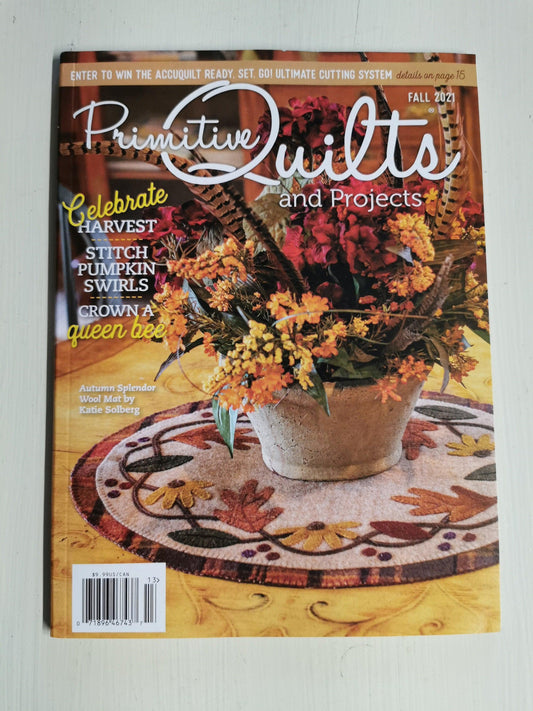 Primitive Quilts and Projects Magazine | Fall 2021 - All About Ewe Wool Shop