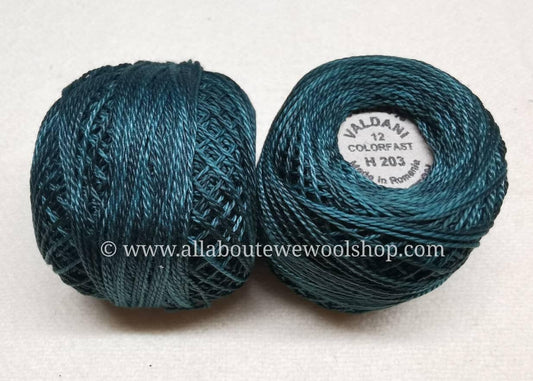 H203 #12 Valdani Pearl/Perle Cotton Thread - All About Ewe Wool Shop