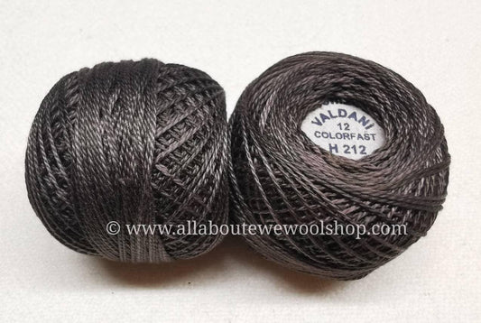 H212 #12 Valdani Pearl/Perle Cotton Thread - All About Ewe Wool Shop