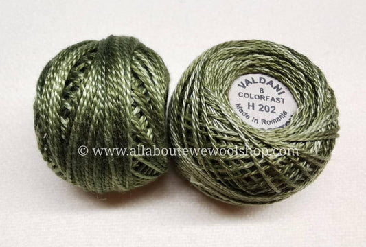 H202 #8 Valdani Pearl/Perle Cotton Thread - All About Ewe Wool Shop