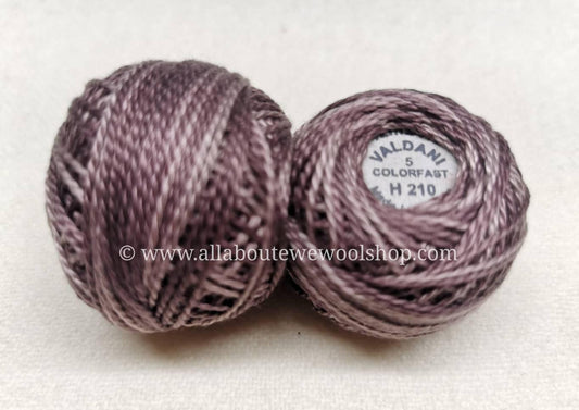 H210 #5 Valdani Pearl/Perle Cotton Thread - All About Ewe Wool Shop
