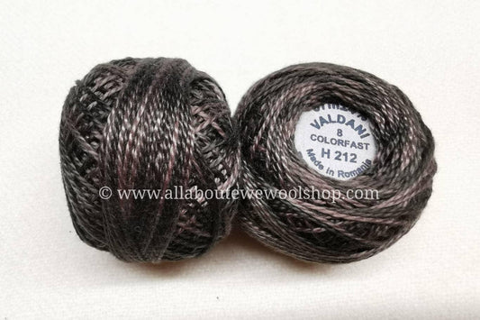 H212 #8 Valdani Pearl/Perle Cotton Thread - All About Ewe Wool Shop