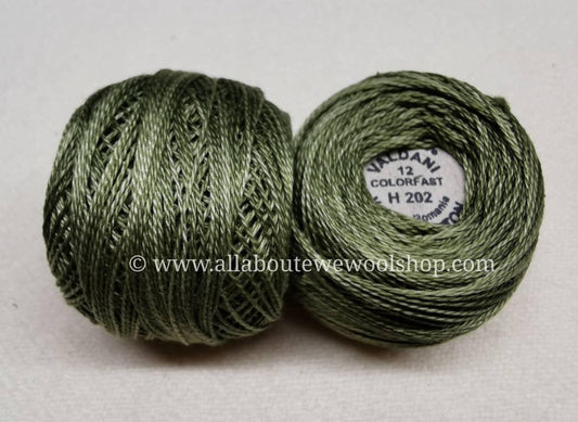 H202 #12 Valdani Pearl/Perle Cotton Thread - All About Ewe Wool Shop