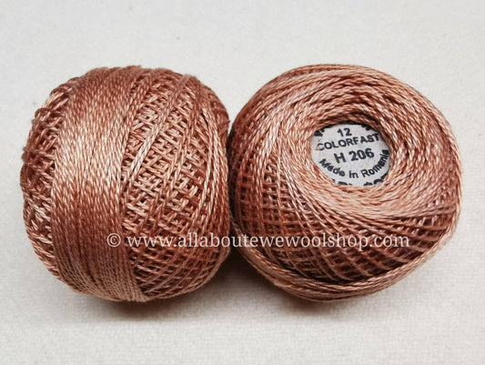 H206 #12 Valdani Pearl/Perle Cotton Thread - All About Ewe Wool Shop