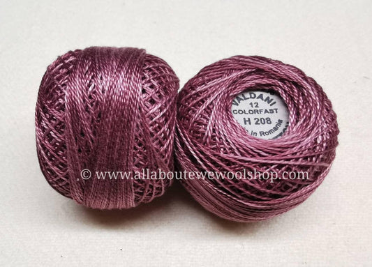 H208 #12 Valdani Pearl/Perle Cotton Thread - All About Ewe Wool Shop
