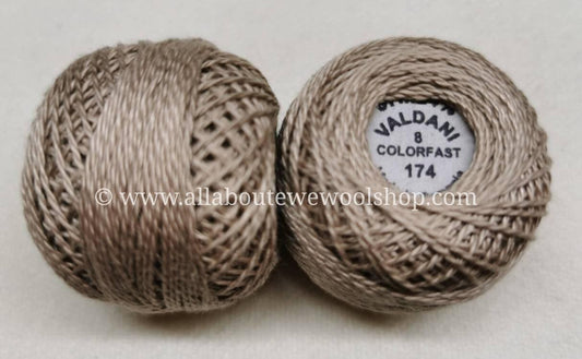 174 #8 Valdani Pearl/Perle Cotton Thread - All About Ewe Wool Shop