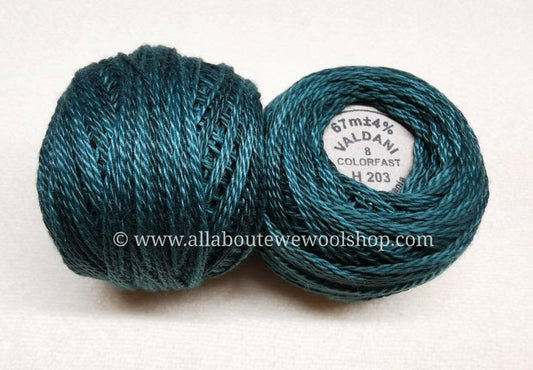 H203 #8 Valdani Pearl/Perle Cotton Thread - All About Ewe Wool Shop