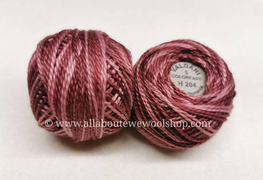 H204 #5 Valdani Pearl/Perle Cotton Thread - All About Ewe Wool Shop