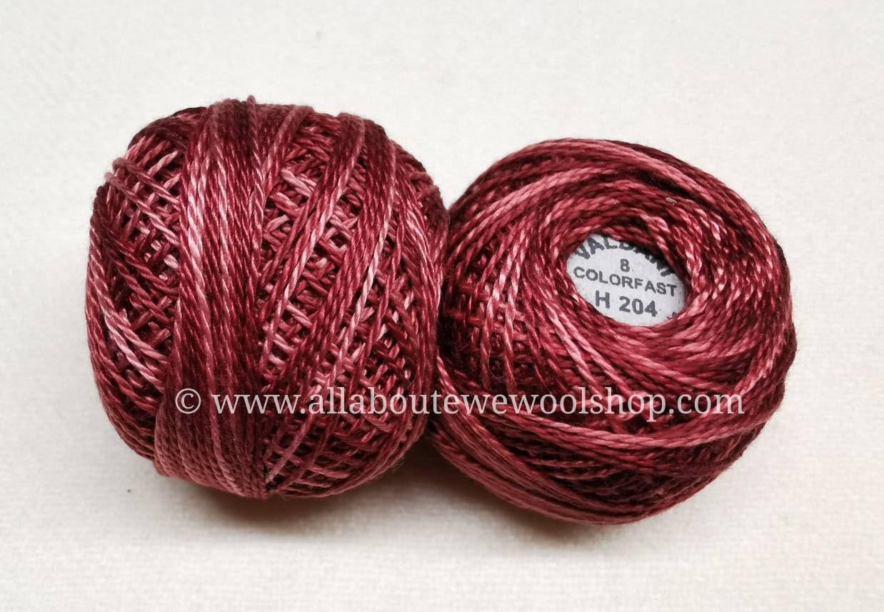 H204 #8 Valdani Pearl/Perle Cotton Thread - All About Ewe Wool Shop