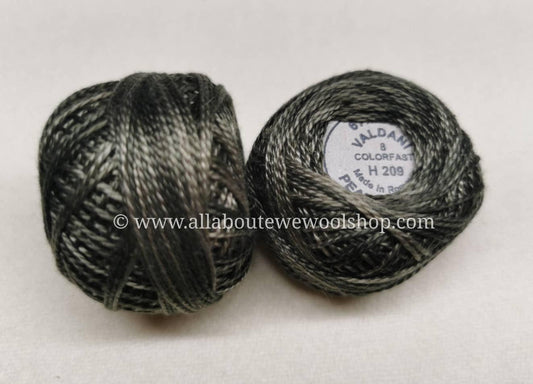 H209 #8 Valdani Pearl/Perle Cotton Thread - All About Ewe Wool Shop