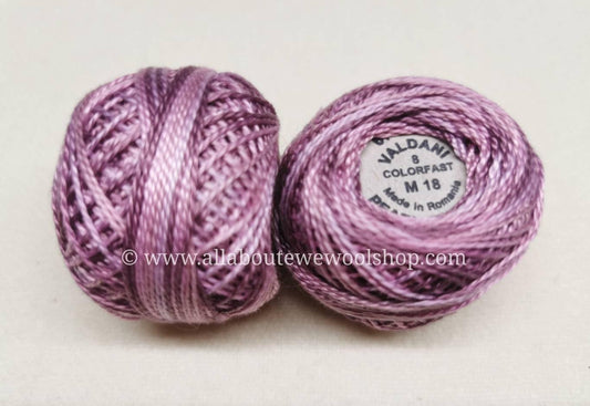 M18 #8 Valdani Pearl/Perle Cotton Thread - All About Ewe Wool Shop