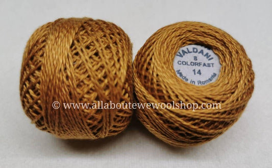 14 #8 Valdani Pearl/Perle Cotton Thread - All About Ewe Wool Shop