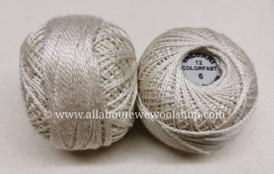 6 #12 Valdani Pearl/Perle Cotton Thread - All About Ewe Wool Shop