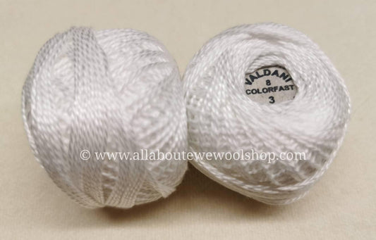 3 #8 Valdani Pearl/Perle Cotton Thread - All About Ewe Wool Shop