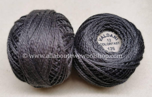 126 #12 Valdani Pearl/Perle Cotton Thread - All About Ewe Wool Shop