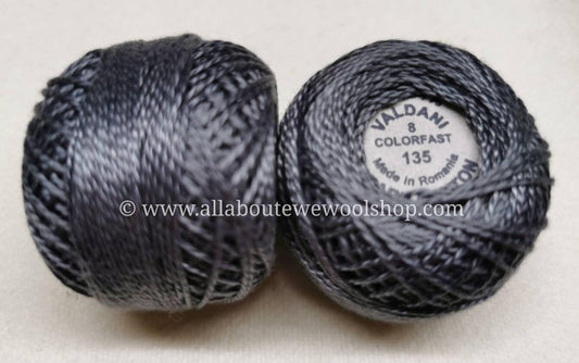 135 #8 Valdani Pearl/Perle Cotton Thread - All About Ewe Wool Shop