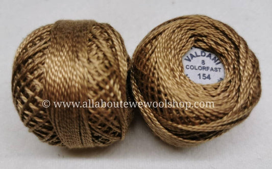 154 #8 Valdani Pearl/Perle Cotton Thread - All About Ewe Wool Shop