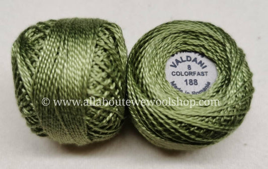 188 #8 Valdani Pearl/Perle Cotton Thread - All About Ewe Wool Shop