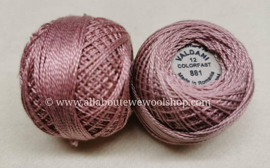 881 #12 Valdani Pearl/Perle Cotton Thread - All About Ewe Wool Shop