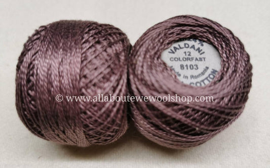 8103 #12 Valdani Pearl/Perle Cotton Thread - All About Ewe Wool Shop