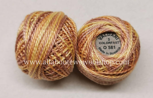 O581 #5 Valdani Pearl/Perle Cotton Thread - All About Ewe Wool Shop