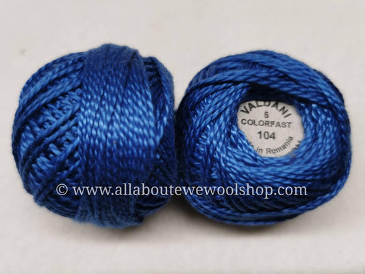 104 #5 Valdani Pearl/Perle Cotton Thread - All About Ewe Wool Shop