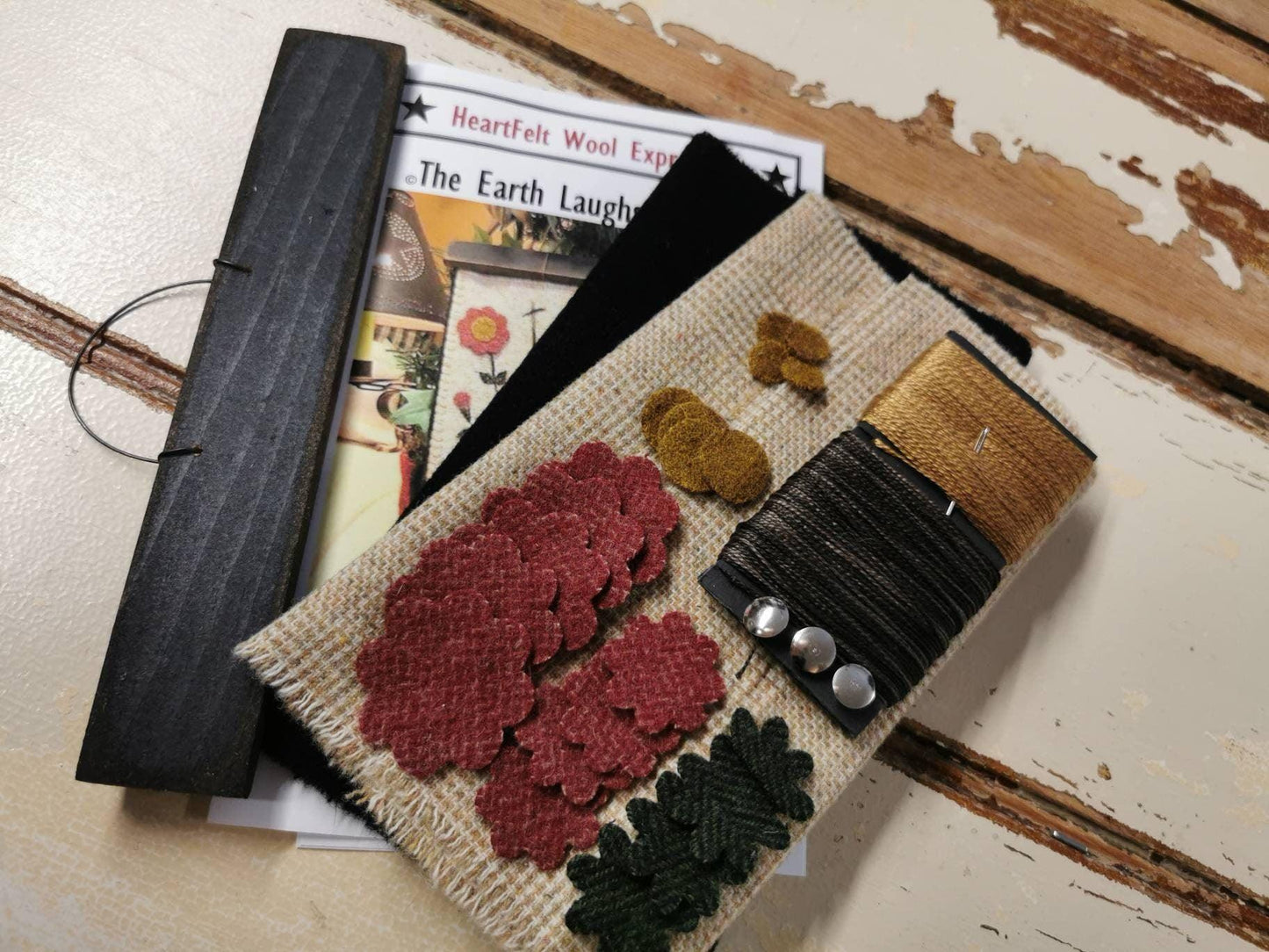 The Earth Laughs In Flowers Kit - All About Ewe Wool Shop