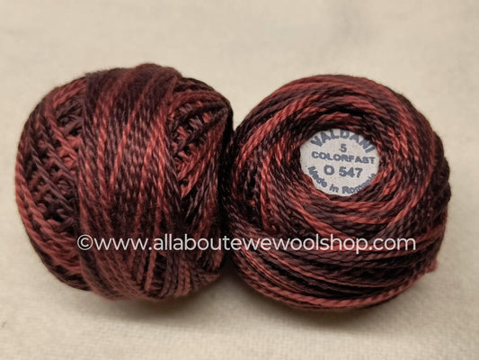 O547 #5 Valdani Pearl/Perle Cotton Thread - All About Ewe Wool Shop