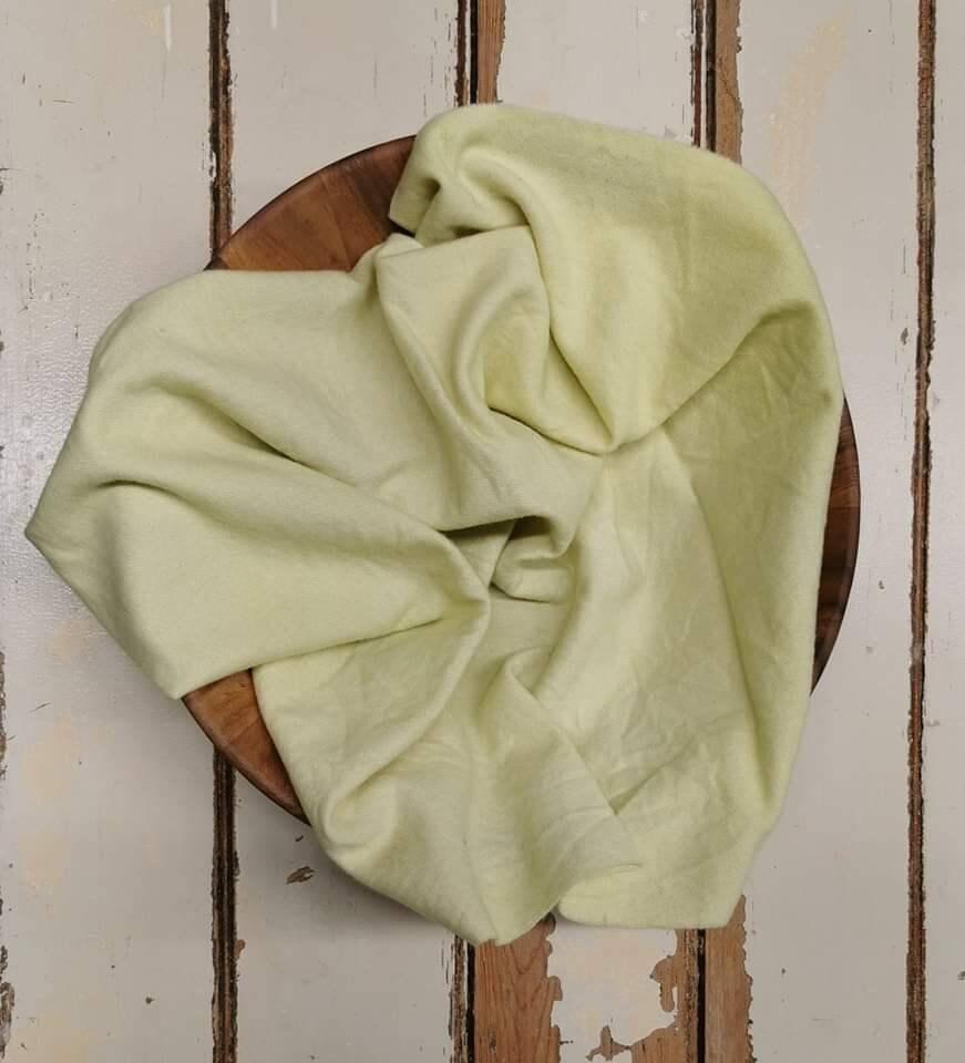 CITRON VALUES | Set of 4 hand-dyed wool | Patchwork | Applique | Hooking | Punching