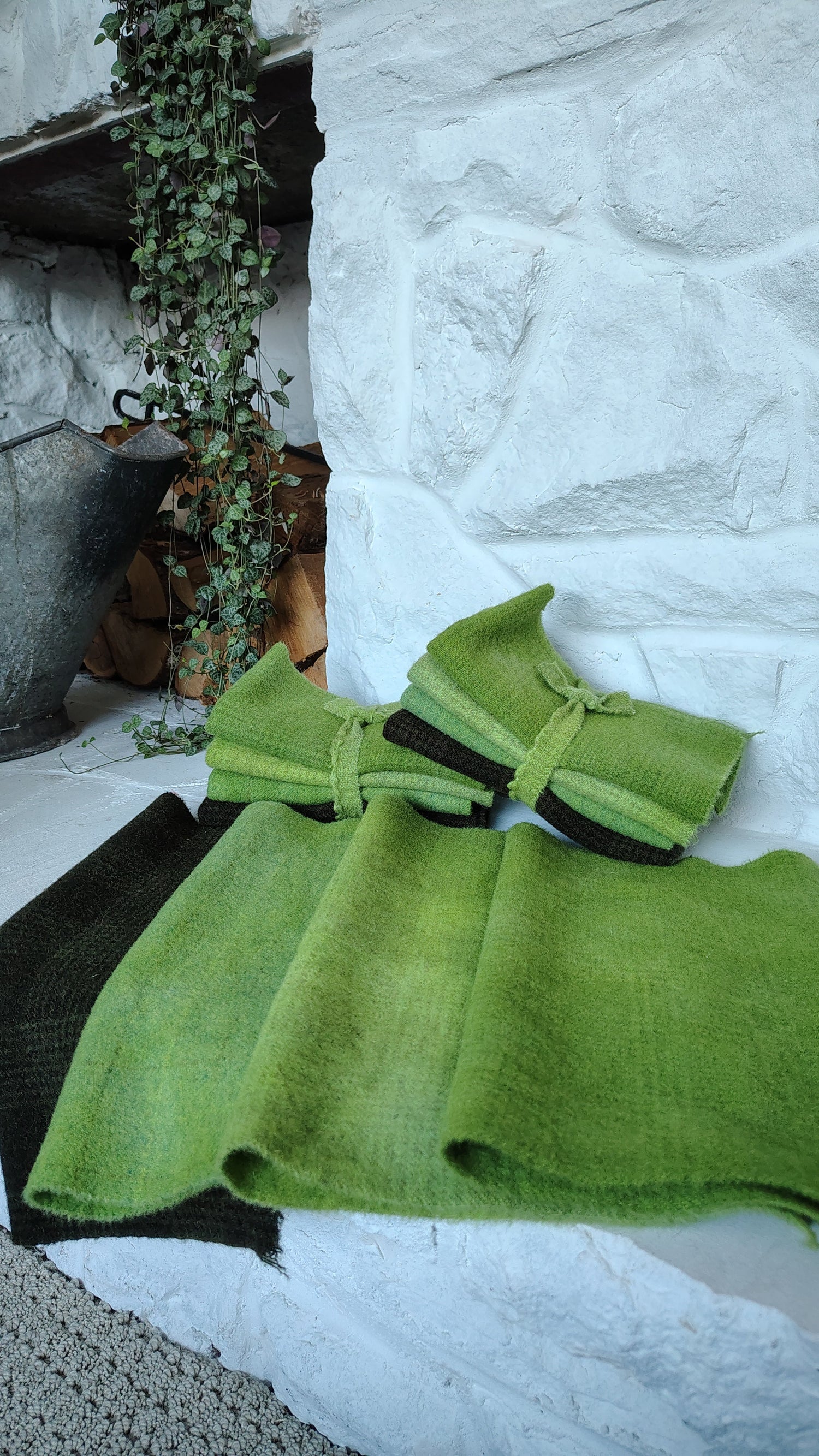 Hand Dyed Wool Texture Bundles