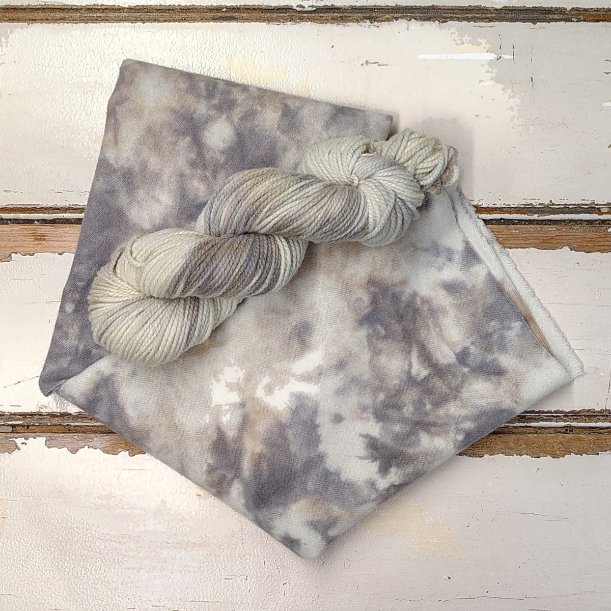 Arctic Hare Hand Dyed Wool Yarn