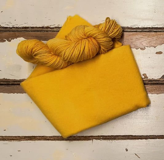 Saffron 01 M Hand Dyed Wool Yarn (Wholesale)