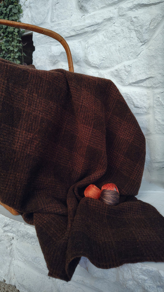 Bright Orange Hand Dyed BnP Wool